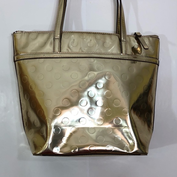 KATE SPADE street TOTE PURSE Gold camilla - Picture 3 of 3